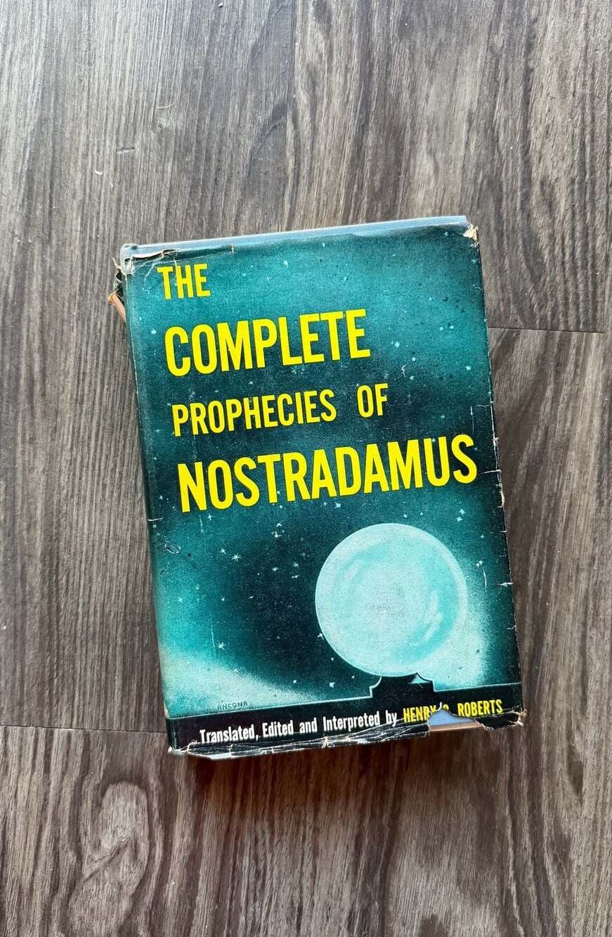 The Complete Prophecies of Nostradamus by Henry C. Roberts (1974 Hardcover)